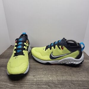 Nike Shoes Womens 10 Wildhorse 7 Low Top Trail Running Yellow Black CZ1864-300